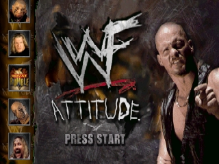 WWF Attitude (Europe) Title Screen